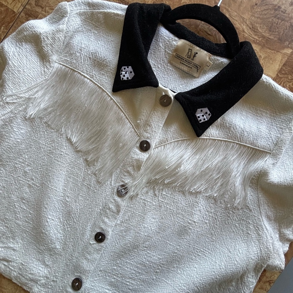 FBC Western FRINGE Lucky Shirt🖤🎲